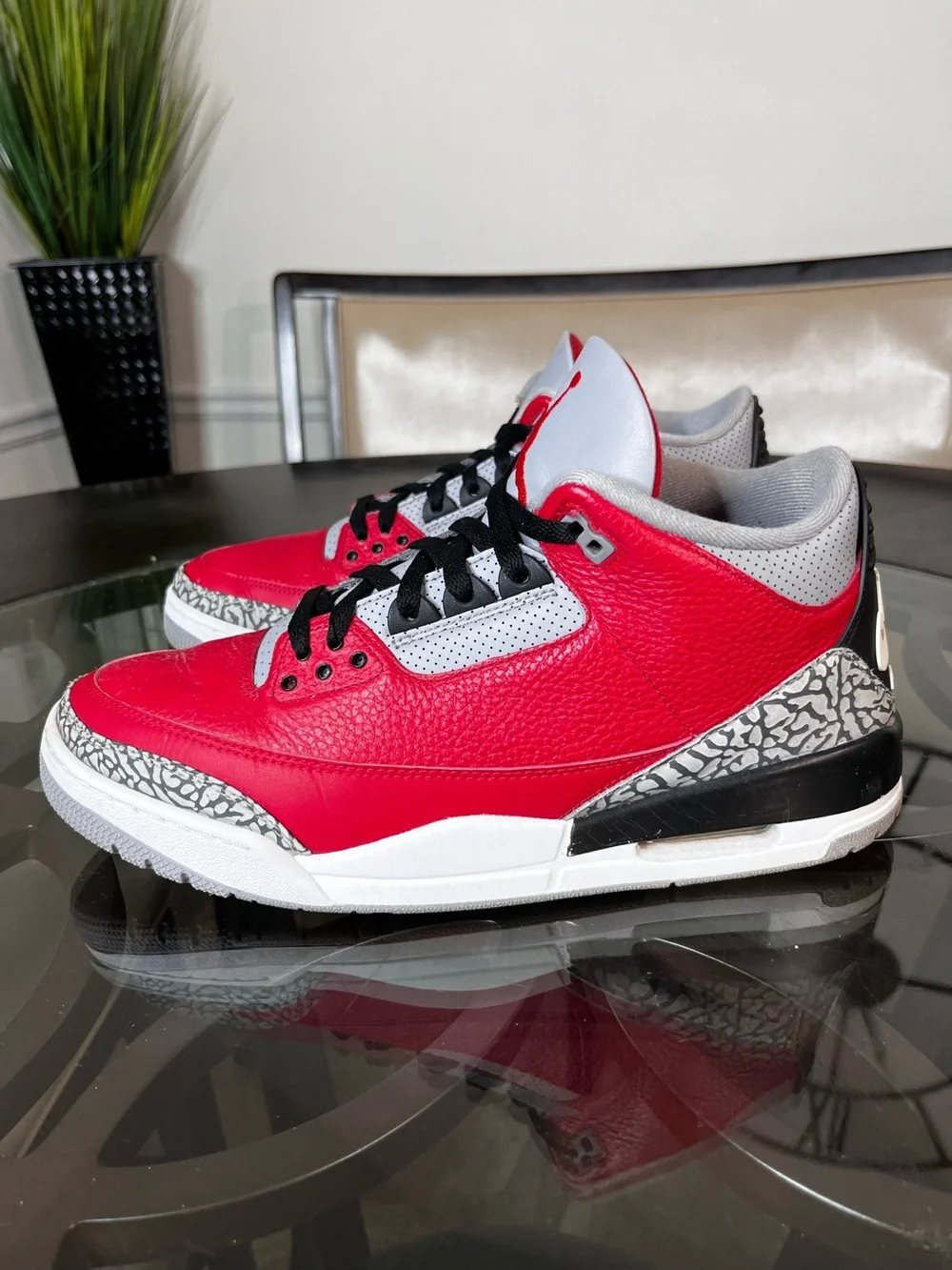 Nike Air Jordan 3 Retro SE Unite Fire Red Cement Mens Sz 13